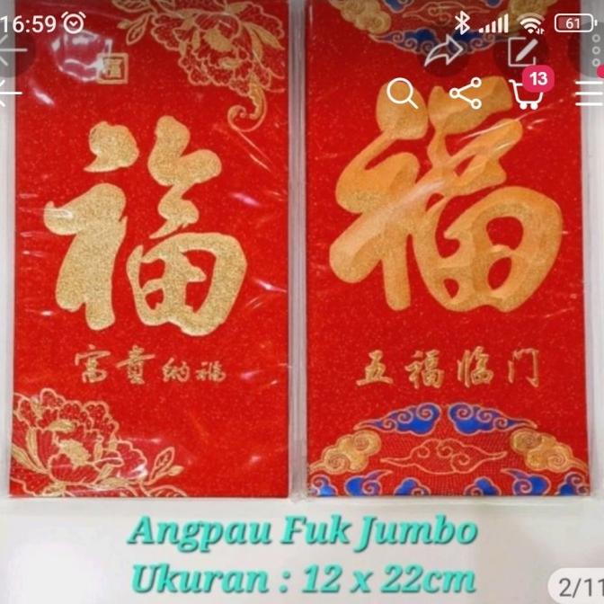 

hanya disini] angpau hok jumbo/ angpau fuk jumbo isi 6