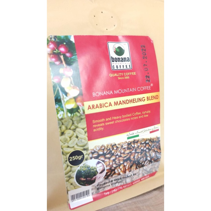 

&<&<&<&] coffee beans / house blend arabica mandhelling 250gr