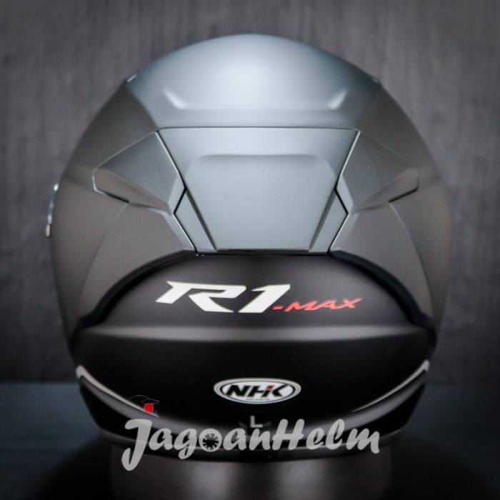 Nhk Helm R1 Max Solid Black Doff Double Visor