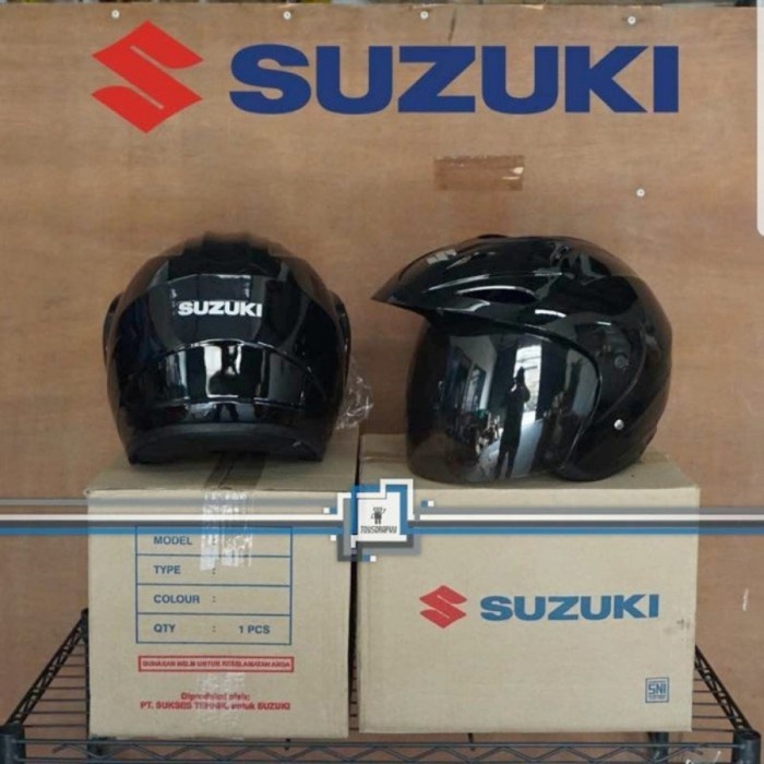 Helm Original Satria Fu 150 - Helm Ori Suzuki Satria Fu Standar Sni