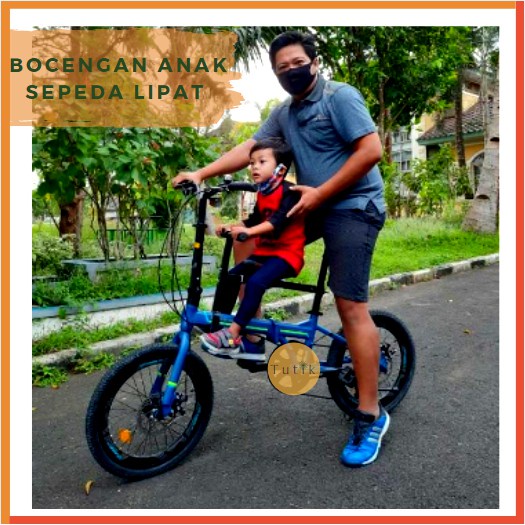 ' boncengan anak sepeda lipat boncengan sepeda lipat/seli