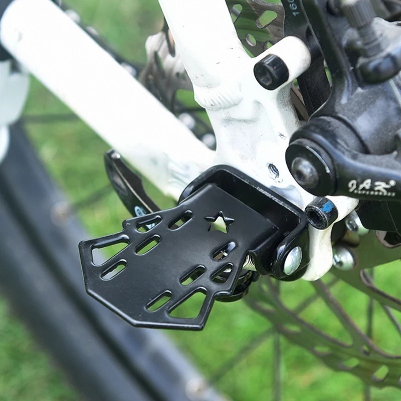 ' sepasang jalu sepeda pedal belakang sepeda pijakan lipat boncengan