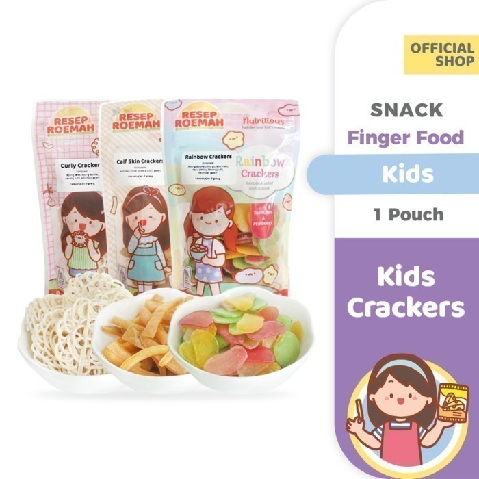 

' resep roemah kids crackers / kerupuk sehat untuk anak / kids