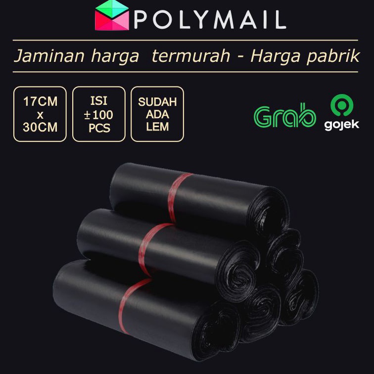 

Harga MiringY4k4J POLYMAILER ±100PCS 17x30CM HITAM SEMI GLOSSY EKONOMIS PLASTIK POLYMAILER SEMI GLOSSY BLACK