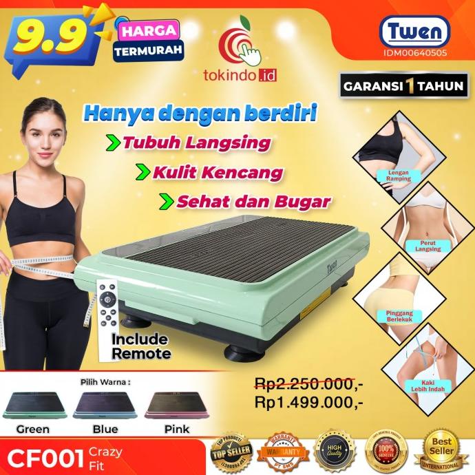 Crazy Fit Twen CF001 with Port USB / Alat Olahraga Pelangsing Tubuh