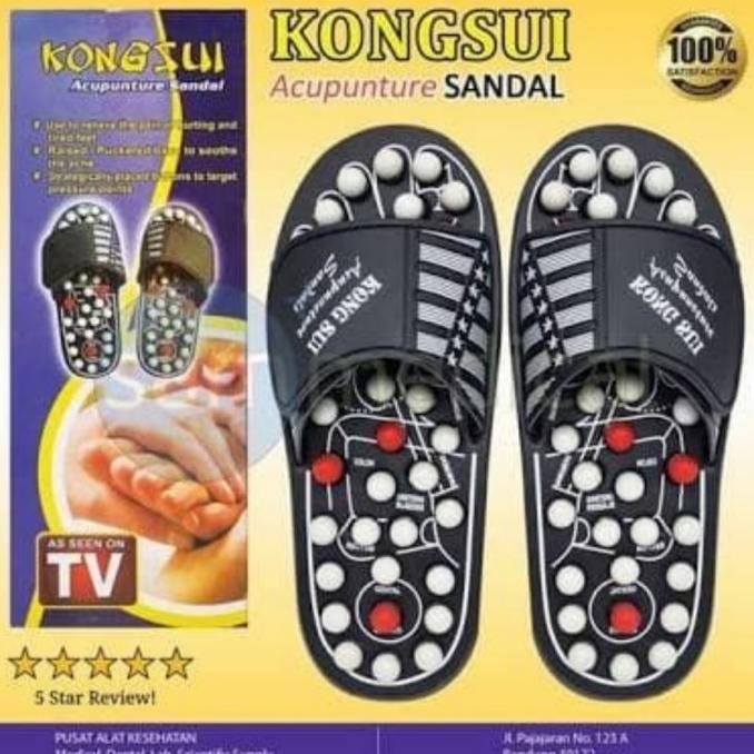 Selop Kongsui /Sandal Refleksi Akupuntur Kongsui/Sendal Kesehatan
