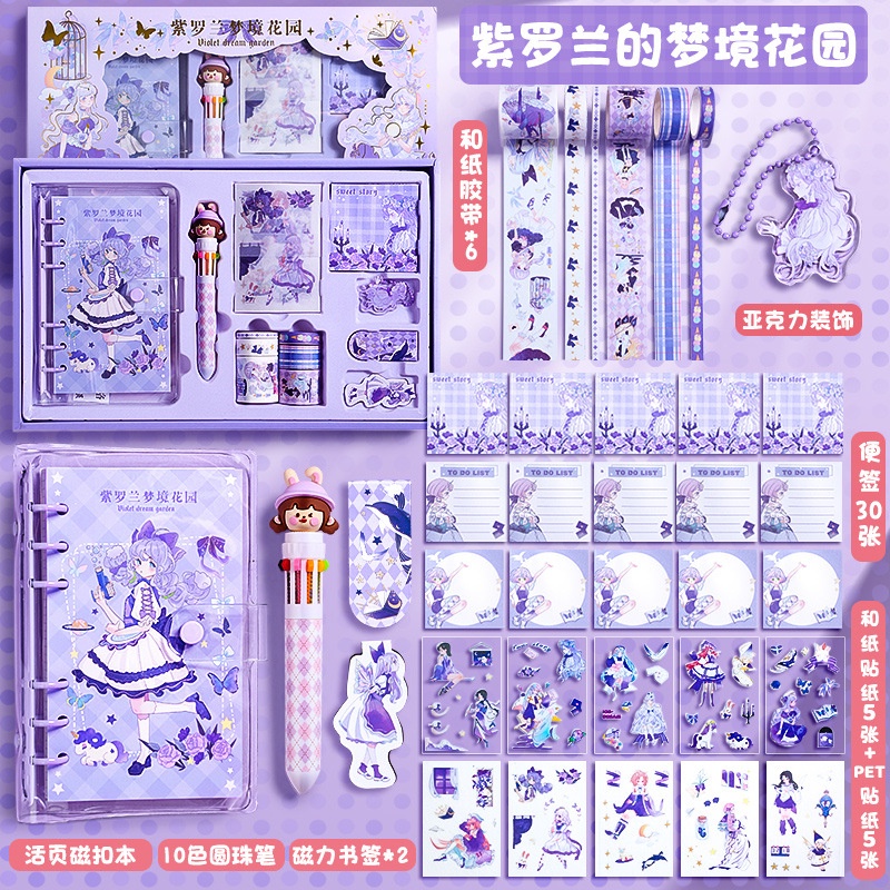 

CODStiker Lucu 1 Set Box Tema Kartun Stiker Label untuk Buku Pegangan Diary Dekorasi DIY Stiker