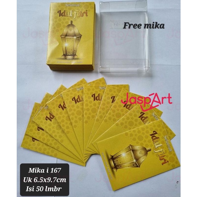 

=+=+=+] AMPLOP LEBARAN HARI RAYA IDUL FITRI MIKA ISI 50 LEMBAR - mik_i_167