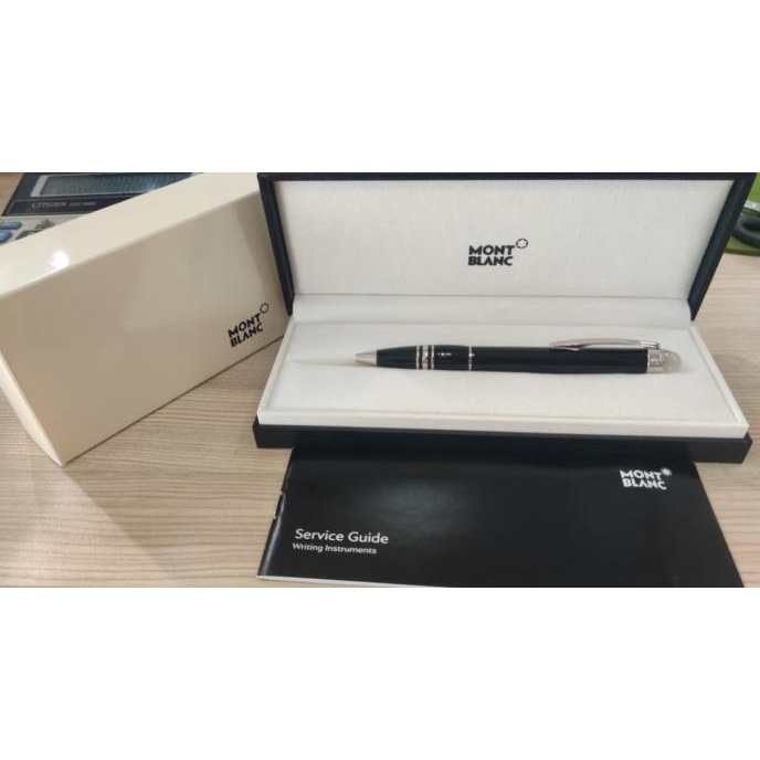 

*$*$*$*$] Pulpen Montblanc Original Tipe Starwalker Resin Black Ballpoint