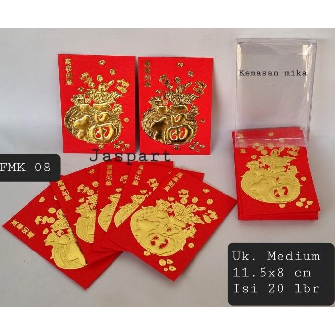 

Produk Unggulan] [Free Mika]Angpao / Amplop Imlek Shio Kelinci 2023 Uk Medium - fmk08