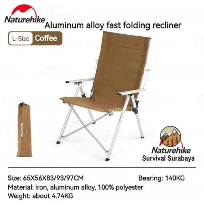 &<&<&<&] KURSI LIPAT / CAMPING / PORTABLE CHAIR NATUREHIKE CNH22JU059 (TIPE 47)