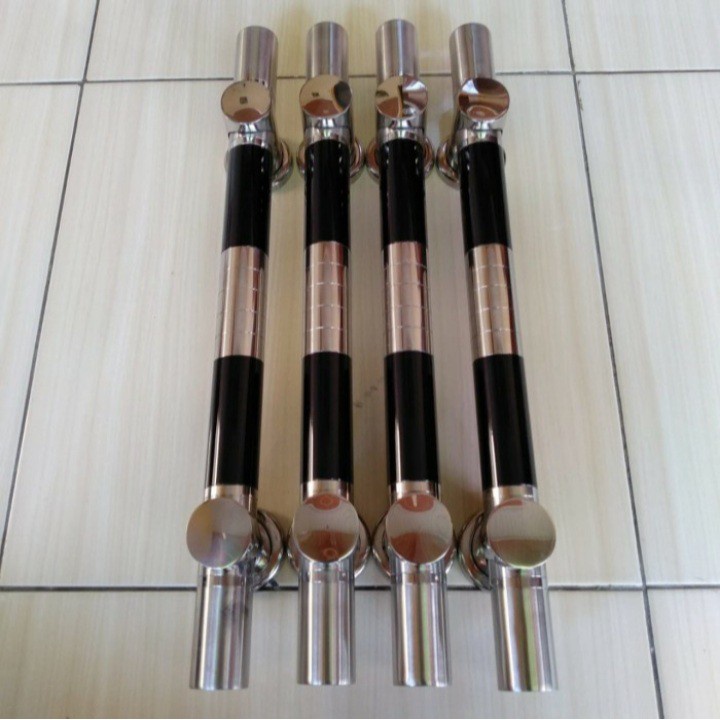 Handle pintu set 4 biji handle pintu minimalis suling bulat 33 cm 45 cm 60 cm gagang tarikan pintu s