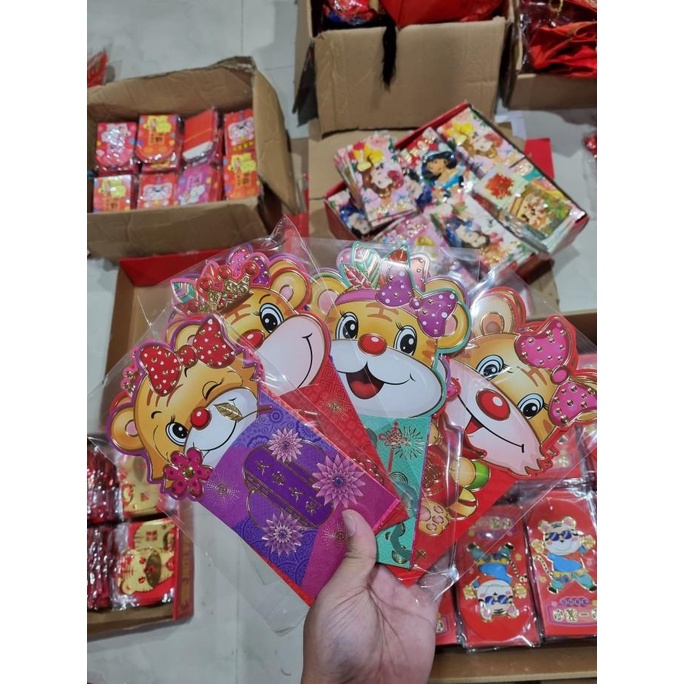 

best seller] Angpao Imlek Shio Macan Premium Isi 3