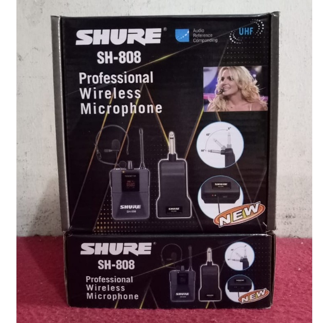 C Wireless Bando Clip On Shure Sh 808 / C Bando+Jepit Wireles