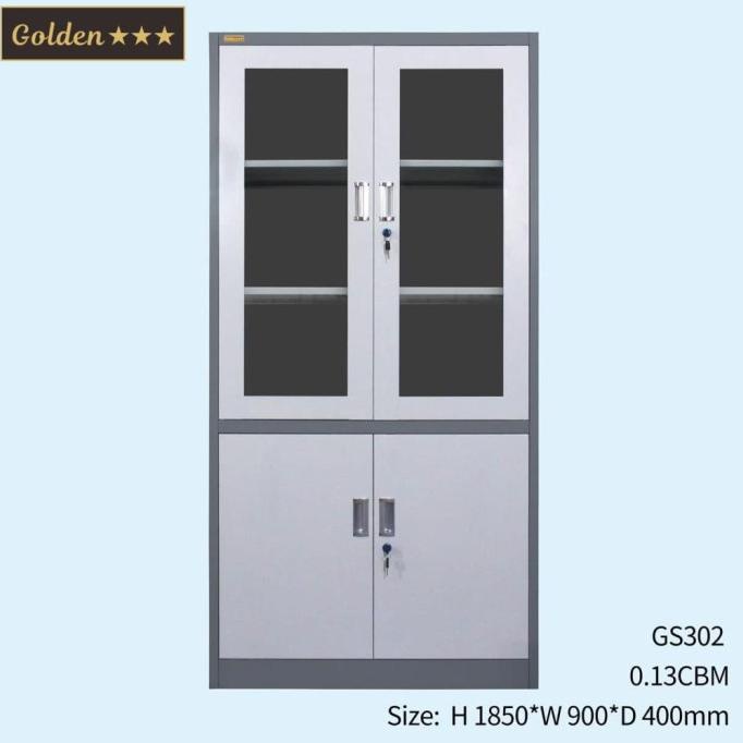 

favorit] Lemari Arsip File Kantor Besi Import Cabinet Rak buku Golden GS302