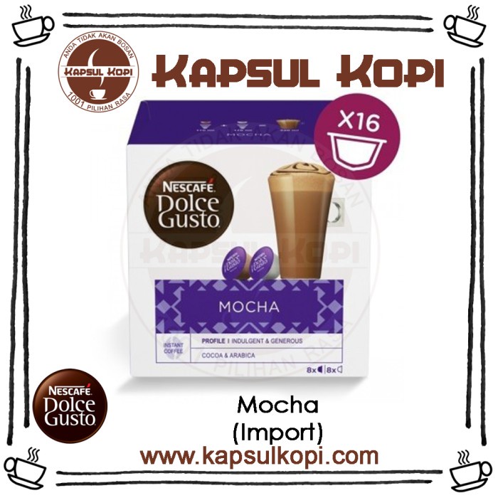 

Laris Mocha Kapsul Kopi Nescafe Dolce Gusto Ndg Coffee Capsule