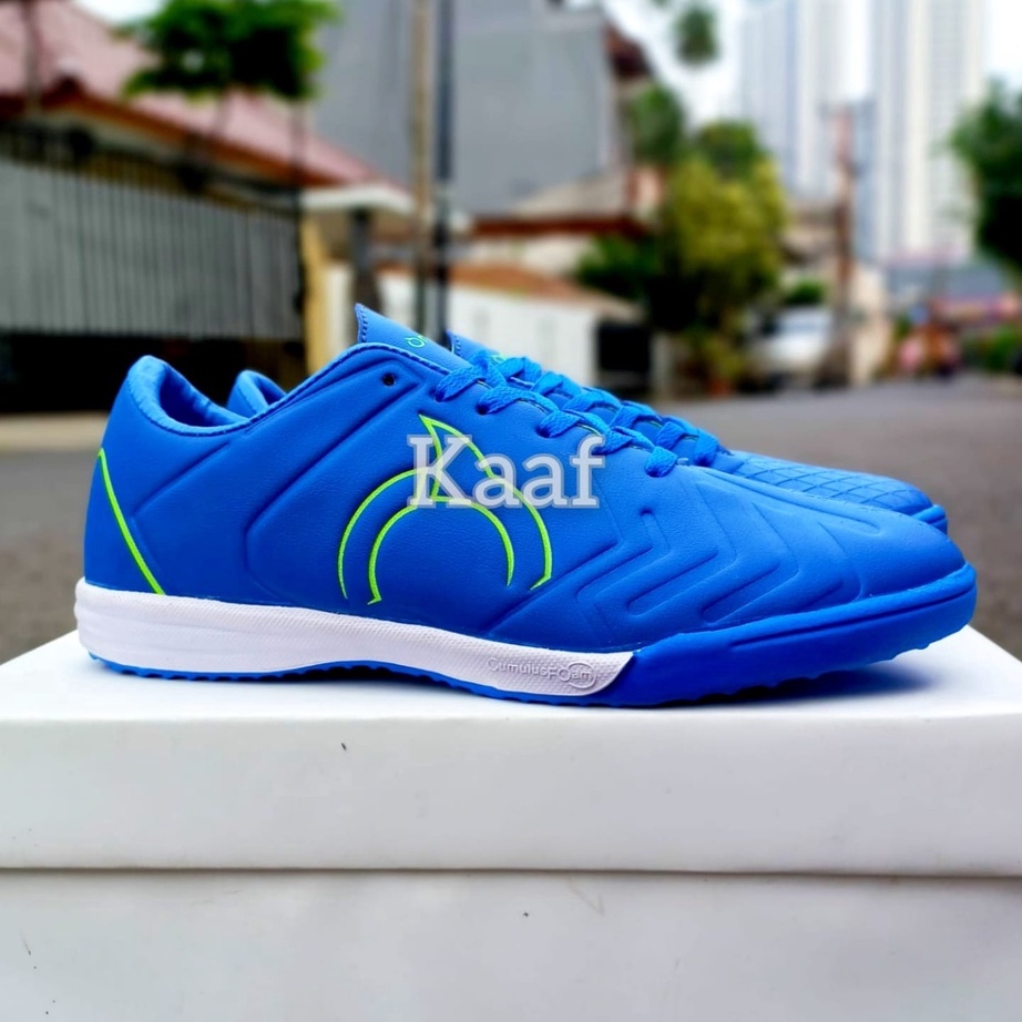 ✦Promo✦ - Sepatu Futsal Ortuseight Forte Orochi Fg Blue Green l COD Sepatu Bola l Futsal Ortus Forte