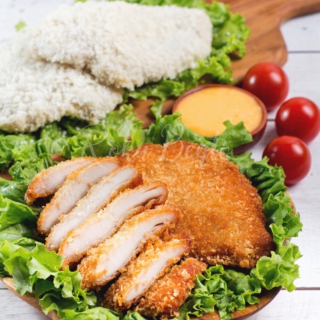 

chicken katsu bento homemade siap goreng