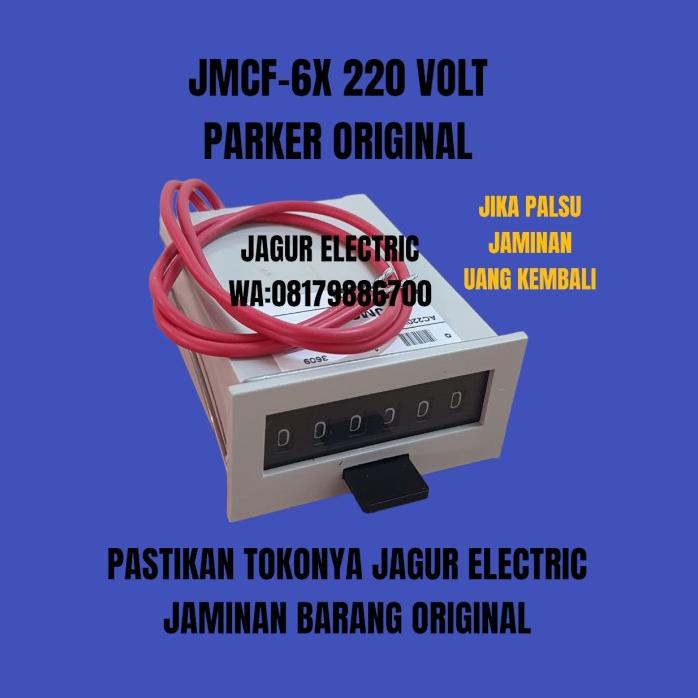 

For Sale Jmcf-6X 220Vac Magnetic Counter Parker Original Gratis Ongkir