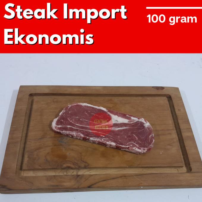

Bisa Cod Beef Steak Import Ekonomis Daging Sapi 100 Gr Empuk Juicy Bisa Cod