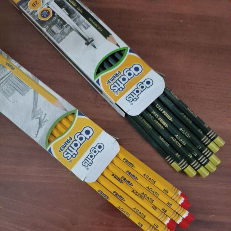 

Pensil Agatis Prime HB, 2B (per pcs)