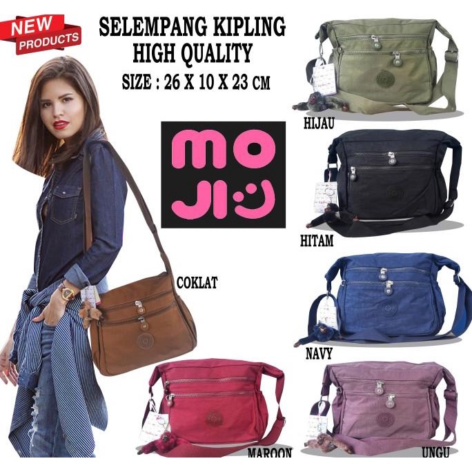 TAS SELEMPANG WANITA / SLING BAG KIPLING 4 RUANG / TAS KIPLING FREE GA
