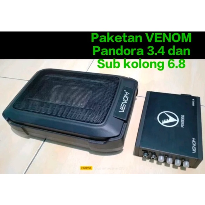 paketan venom pandora 3.4 & sub kolong venom 68 bekas siap pake normal garansi sparepart