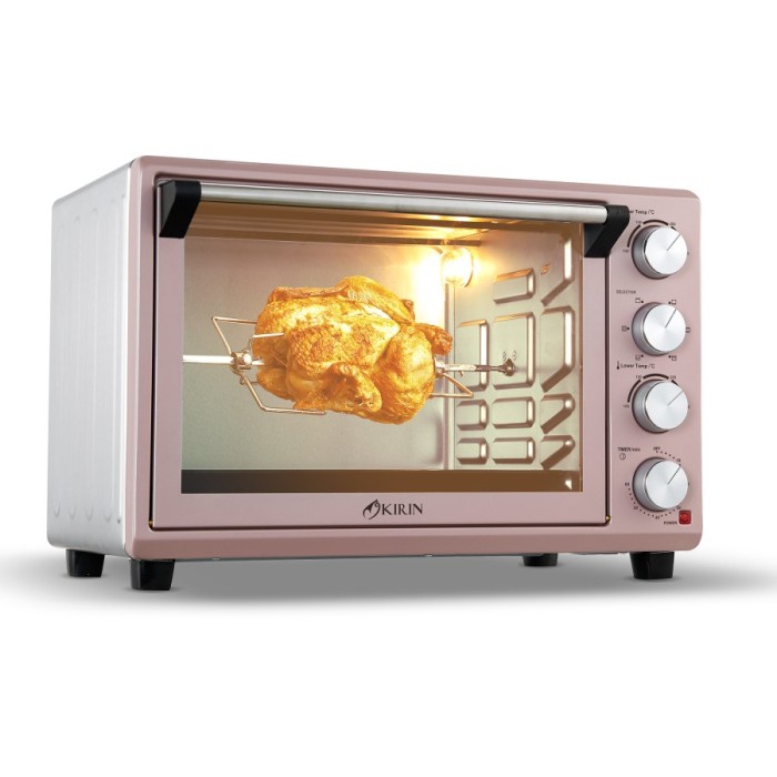 Oven Kirin Kbo-352Ra/Oven Listrik Kirin Kapasitas 35 Liter - Pink