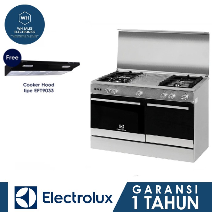 ELECTROLUX FREE STANDING OVEN EKM9682X GRADE A KARDUS CACAT