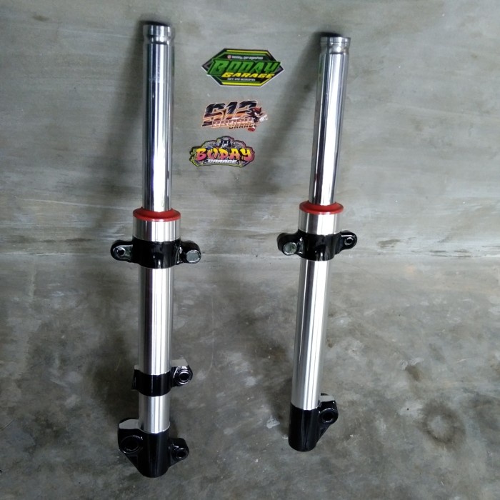 [JPC] Tabung Shock Depan Beat Karbu Spakbor Bawah Bubut Custom