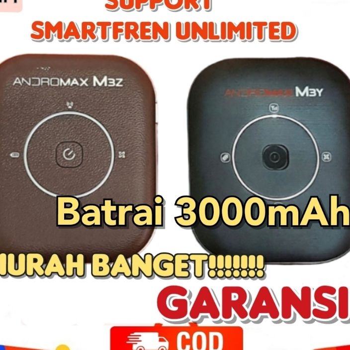 12.12 WiFi Modem portabel Andromax Smartfren unlimited  M3Z M3Y M2Y Bisa Smartfren unlimited , Smart