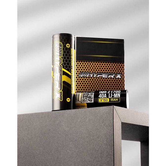 SALE Authentic CoilGear Hyper X 21700 3750mAh 40A Baterai Battery Batre Termurah