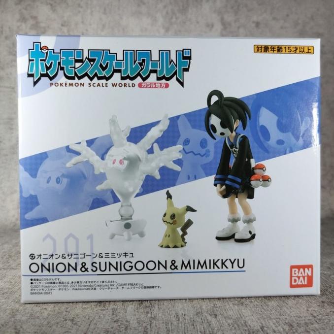 Pokemon Scale World Figure Allister Mimikyu Corsola Bandai Figure