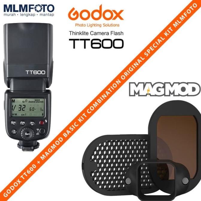 BARU !!! GODOX TT600 + Magmod Basic Kit Paket MLMFOTO Original Best Value
