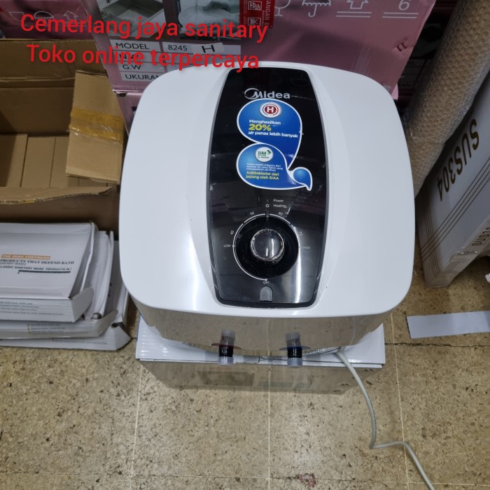 Water Heater Listrik Midea 15 Liter D 15-02V2 Pemanas Air Midea 15 L