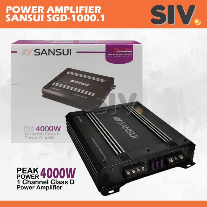 Power Amplifier Sansui SGD-1000.1 Monoblock Amplifier best deal