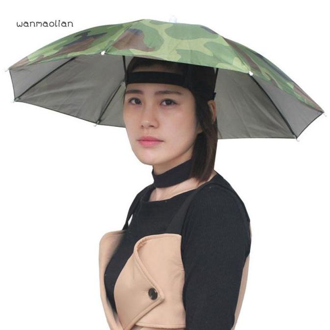 sale Topi Payung Lipat Anti Hujan Matahari untuk Dewasa termurah