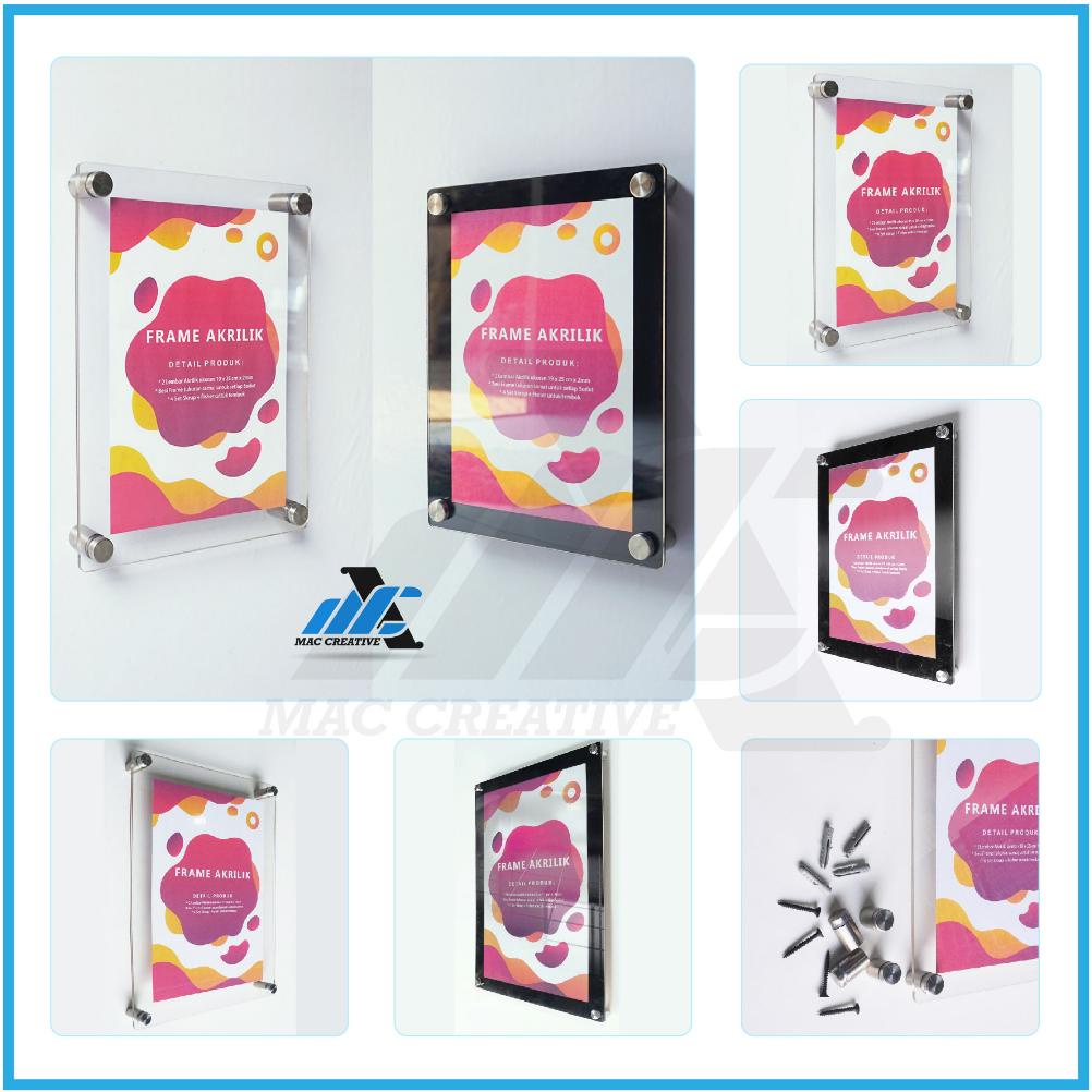 FRAME AKRILIK A3 A4 A5 - POSTER AKRILIK DINDING - FRAME FOTO