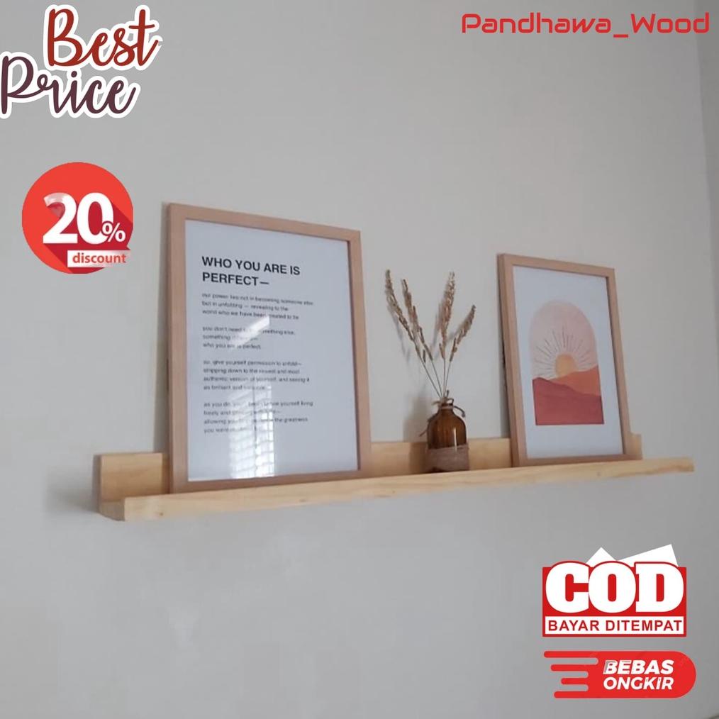 Ambalan Dinding model Ikea 100cm / Ambalan Dinding Aesthetic / Rak Dinding Dekorasi Kamar Minimalis