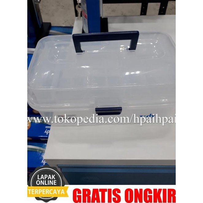 Tool Box Transparan / Tool Box Bertingkat Transparant / Toolbox