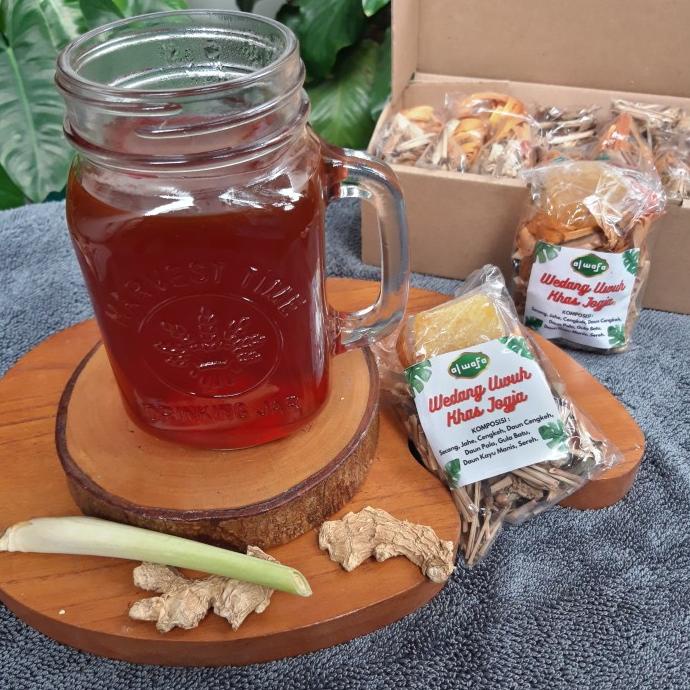 

(PAKET ISOMAN 28 BUNGKUS) Wedang Uwuh Komplit Gula Batu Jahe