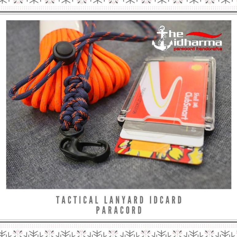 

Trending Lanyard Id Card Holder Clip Metal 4 Kartu Tactical