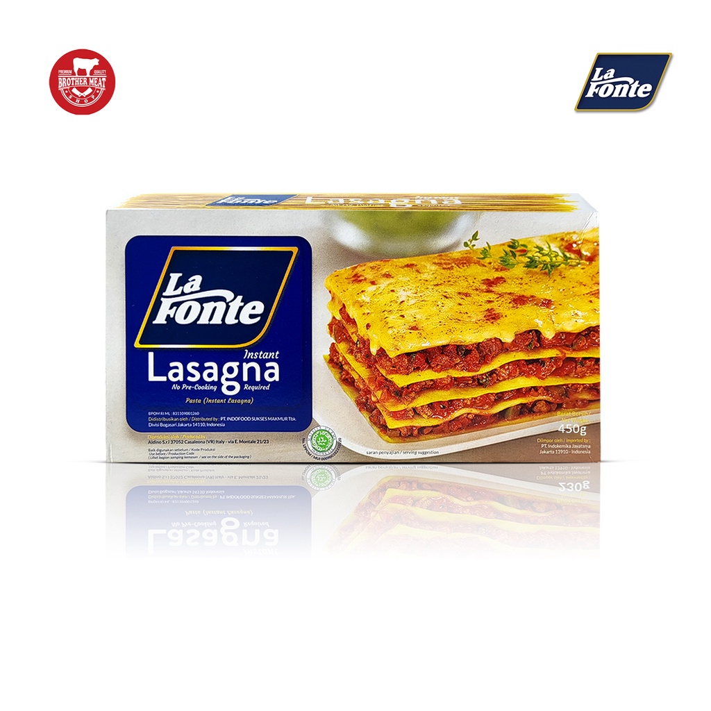 

La Fonte Pasta Instant Lasagna 450Gr, Halal