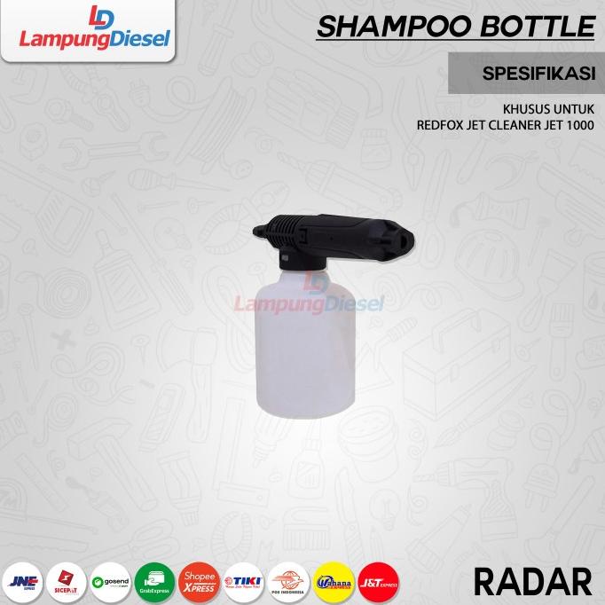 ,,,,,,,] REDFOX Jet 1000 Botol Shampo Jet Cleaner - Steam Listrik