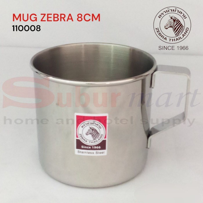 Zebra Mug / Cangkir Stainless Steel 8 Cm 110008