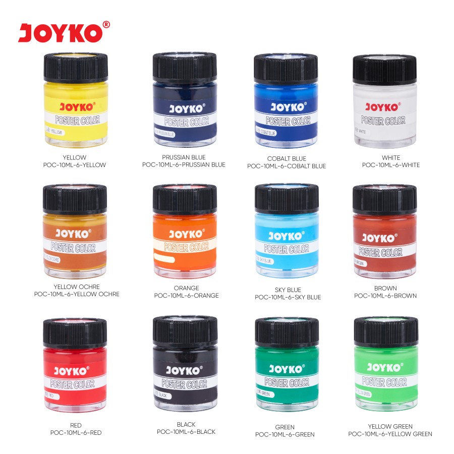 

Cat Poster Joyko Poc-10Ml-12 (Isi 12Warna)- Agb