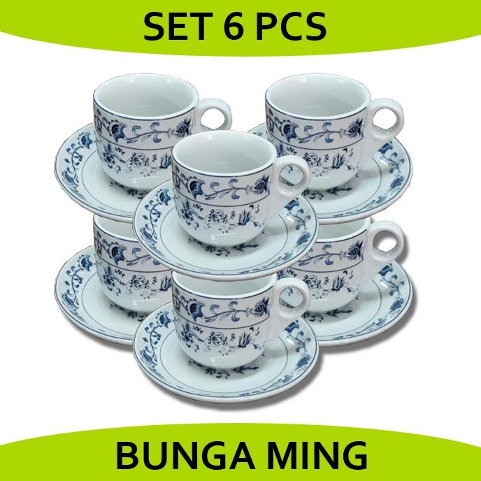 1 SET 6 PCS Cangkir Kopitiam/Gelas Kopitiam/Coffee Cup/Cangkir Kopi