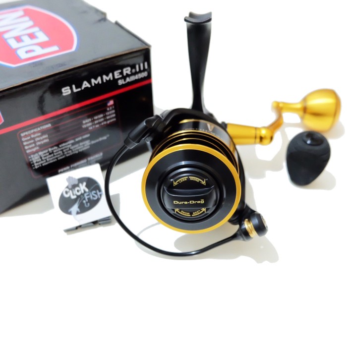 Terlaris Reel Penn Slammer Iii / Slaiii 3500 4500 5500 6500 Spinning 7Bb Ipx6