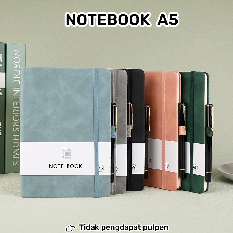 

KKVB4476 Notebook A5 Buku catatan aesthetic Buku tulis agenda Bullet Book journal Diary planner multicolor Scrapbook jurnal untuk sekolah kantor pelajar