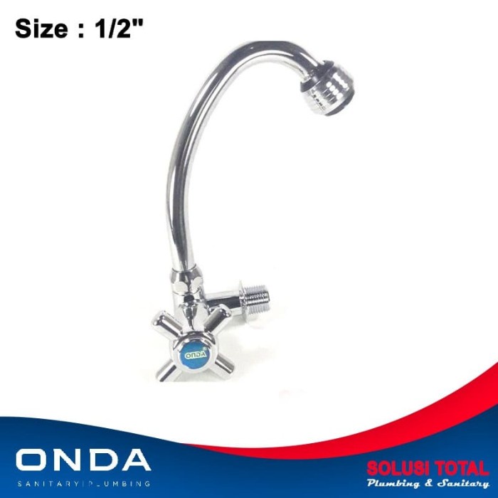 KRAN ANGSA AIR ONDA V 632 CA KERAN CUCI PIRING DAPUR WASTAFEL 1/2" ORIGINAL